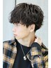 【指名なし】メンズカット＋波巻きパーマ ￥14,960～￥17,160　値段変動あり