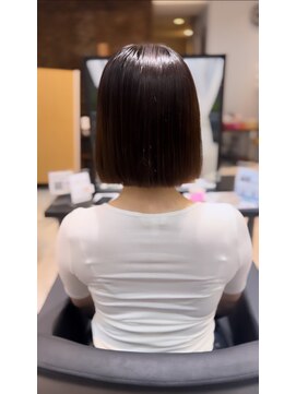 オルメント 天満 南森町(ORL'MENT) 20代30代 髪質改善 ヘルシーセミロング ミディベージュで透明感