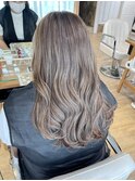 極細ハイライト ミルクティーベージュ ケアブリーチ