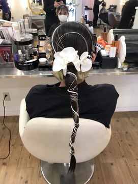 コワファースト 別府 成人式前撮りアップスタイル