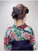 卒業式ヘアセット