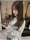 10代20代30代大人かわいい韓国風アッシュブラウン