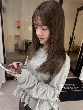 ナンバー 竪町(number+) 10代20代30代大人かわいい韓国風アッシュブラウン