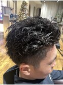 【men's】ツイストピンパーマ