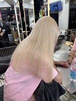 ラピス 渋谷本店(Lapis) ホワイトブロンド/シールエクステ/髪質改善/レイヤーカット