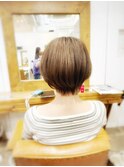 大人かわいい丸みショート(金子涼)