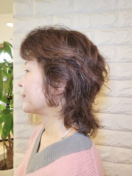 松本平太郎美容室 吉祥寺パートファイブ(PART5) 40代50代60代×マレット×クリープパーマ