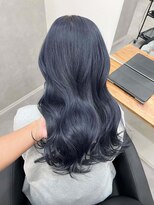 ワク 藤沢店(waku) ブルー ダブルカラー ケアブリーチ