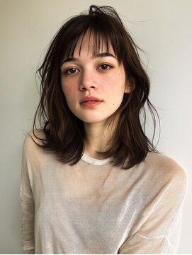 アンドレイ 表参道(andrey) 黒髪カタログ/クラゲヘアー/オリーブグレー/表参道