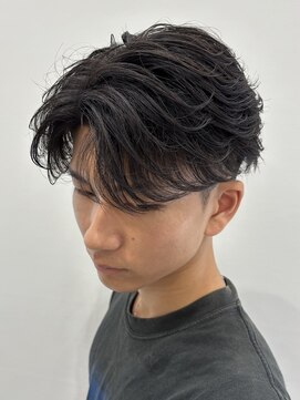 ルースト 京都駅前店(ROOST) フェザーパーマ/センターパート/髪質改善/ニュアンスパーマ