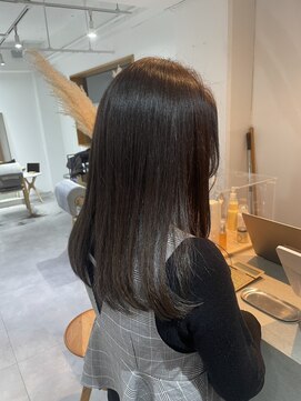 2195ヘアー 世田谷代田(2195hair) くすみベージュ/髪質改善トリートメント/地毛風カラー/縮毛矯正