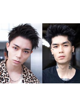 初メンズサロン歓迎◎#渋谷駅#メンズカット#ニュアンスパーマ#センターパート#韓国#学割U24＃men's#眉毛