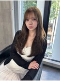 大人かわいいミディアムレイヤー/ザクザクレイヤー/ワンホンヘア