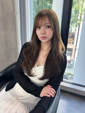 ラベル 渋谷(LAVEL) 大人かわいいミディアムレイヤー/ザクザクレイヤー/ワンホンヘア