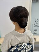 和装シニヨン