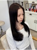 レイヤーカット髪質改善トリートメント前髪カット