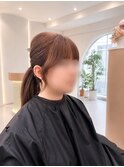 ★似合わせカットニュアンスカラーピンクベージュ
