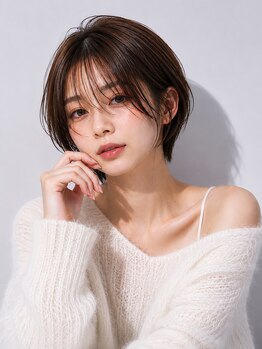 ルノア(Lunoa)の写真/【盛岡/髪質改善】大人女性の褒められショートヘア☆丁寧なカウンセリングで上品で洗練されたスタイルへ!