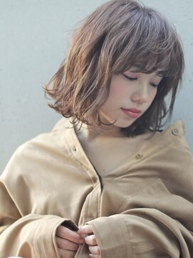 ゼンコー 吉祥寺chere(ZENKO) フォギーベージュのフラッフィーボブ