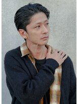 レジュアル(RESSUAL)&nbsp;かき上げヘア　ニュアンスマッシュ　サイドパート　ビジネス