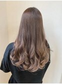 アッシュベージュ/グラデーションカラー/ケアブリーチ