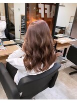 ラフ 難波店(LAFF)&nbsp;#黒髪#ボブルフ#ネビージュ#小顔#ワンレン