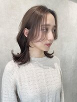 ミューバイケンジ(miu by KENJE) miu&清水大誠  韓国風くびれヘア　グレーベージュ