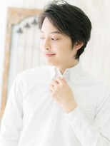 メンズヘア ビーセカンド 草加店(MENS HAIR B-2)&nbsp;アッシュブラックでビジカジ◎アンニュイヘアM