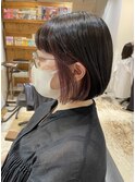 お洒落度UPインナーカラーボブ