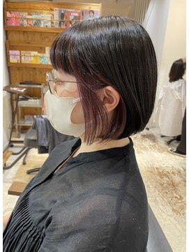 ゴッソ(gosso) お洒落度UPインナーカラーボブ