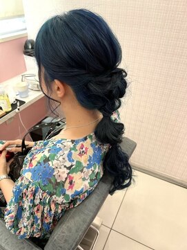 シーズン 大阪(SEASON) 【ヘアセット】編みおろしヘア