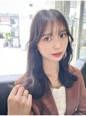 シースルーバング×お顔周りカット×くびれスタイリング！
