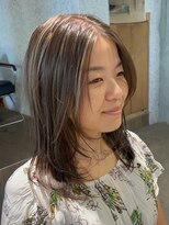 ヒカリス ヘアー 相川店(HIKARIS hair) ミディアムレイヤー×ハイライト