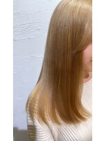 アジールヘア 池袋東口店(agir hair)&nbsp;ブロンドミルクティーハイトーン透明感ジェルカラー池袋