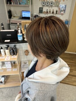 ヘアモード ビバップ(hair mode BEBOP)の写真/気になる白髪もしっかり染まる！大人気髪質改善カラーで色持ちも良く、ダメージレスで艶やかな仕上がりに♪