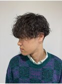 shogo/波巻きパーマ/メンズカット/メンズパーマ/センターパート
