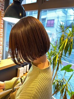 【綾瀬駅徒歩3分】結んでもおろしてもかわいい『横顔』がキレイに見せるシルエットヘアに◎