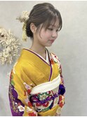ヘアセットお呼ばれヘアセット成人式ヘアセット岡山南中央町
