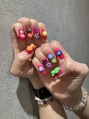 アース 鹿児島天文館店(HAIR&MAKE EARTH)&nbsp;ネイルは派手なものが好きです！