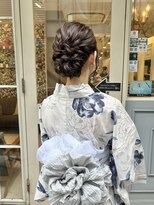 ネオリーブアイム 横浜西口店(Neolive aim)&nbsp;浴衣アップアレンジ♪