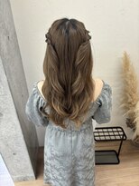 エフバイラブランシュ 大宮東口店(ef by La Blanche)&nbsp;箔付きタイトヘアアレンジ/大宮東口タイトヘアアレンジ