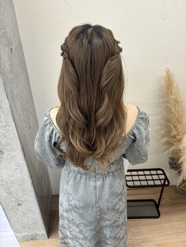 エフバイラブランシュ 大宮東口店(ef by La Blanche) 箔付きタイトヘアアレンジ/大宮東口タイトヘアアレンジ