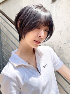 セイドット フクオカ(Say.FUKUOKA) Say.岩井　くびれショート×ラベンダーグレージュ×大人ショート