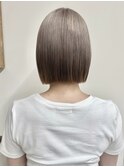 【BelleCoupes】ハイトーンミルクティーカラー ミニボブ