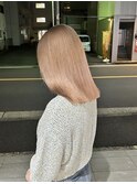 【ADORE 横浜】ミルクティーベージュ×切りっぱなしミディアム