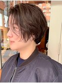 クセを活かしたショートスタイル