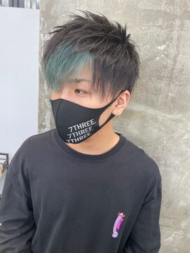 メンズサロン キング 梅田店(Men’s salon K!ng) 波巻きツイストスパイラルパーマ/フェザーパーマ/眉毛/メンズ