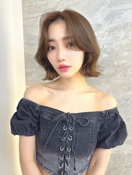 ロンドソレイユ 池袋(Lond soleil) イメチェン外ハネボブ美髪ワイドバングレイヤーショート/池袋