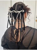 カチモリツインのヘアセット*