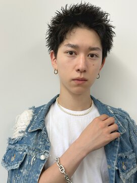 ロンドガルマン 名古屋(Lond GULLMAN) 【Lond GULLMAN江村】スパイキーパーマ/メンズショート